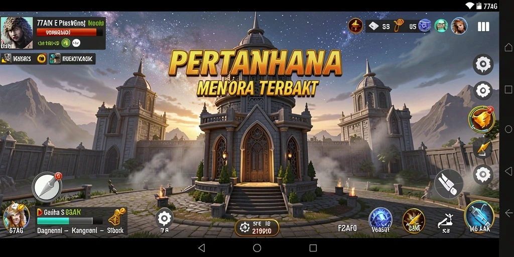 Gameplay seru dan menantang dari Tower Defense 77AG.