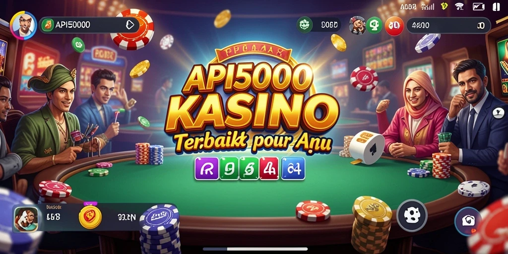 Tampilan menarik dari gameplay Kasino API5000.