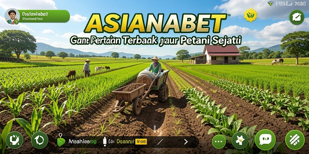 Gambar menarik dari gameplay bertani di ASIANABET.