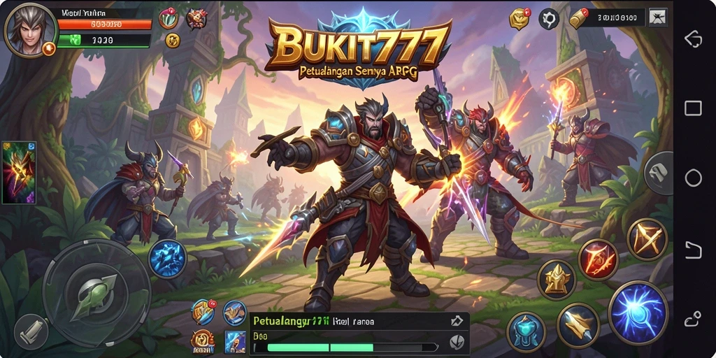 Tampilan menarik dari gameplay BUKIT777 dengan aksi ARPG yang mendebarkan.