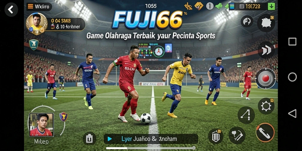 Tangkapan layar utama FUJI66 menampilkan aksi seru dalam permainan olahraga.