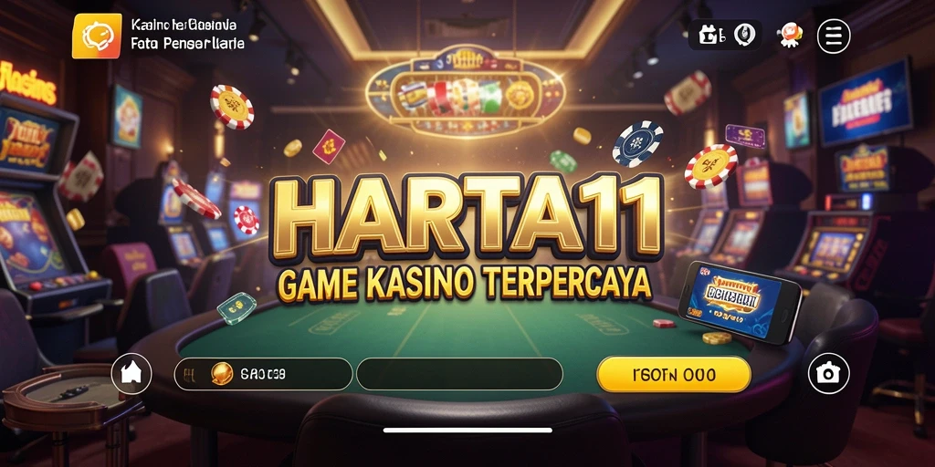 Tampilan gameplay seru bijak di HARTA11, penuh warna dan interaktif.