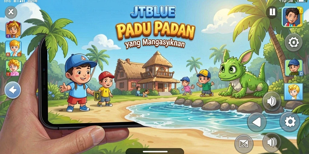 Tampilan gameplay seru dari JTBLUE menghadirkan keseruan match-3.