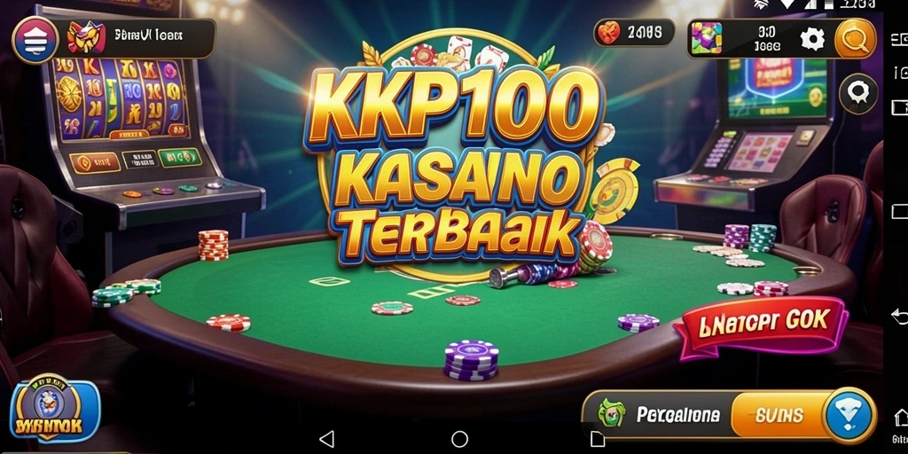 Screenshot menunjukkan gameplay seru di KPK100, penuh aksi kasino.