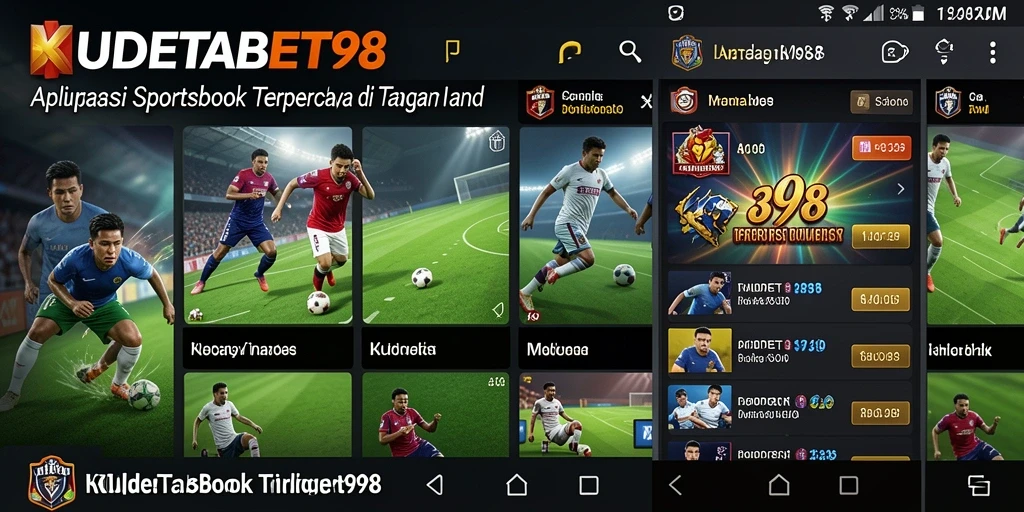 Tampilan gameplay Sportsbook yang menarik di KUDETABET98.