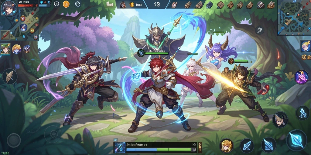 Tampilan gameplay MLBB8 yang mengesankan dan seru.
