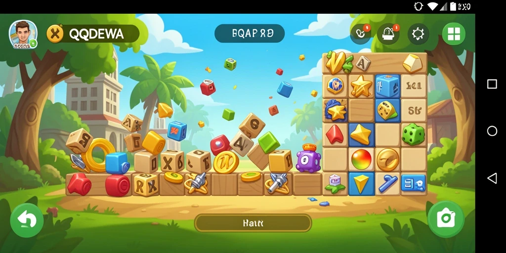 Tampilan gameplay QQDEWA yang menawan dan penuh tantangan Puzzle.