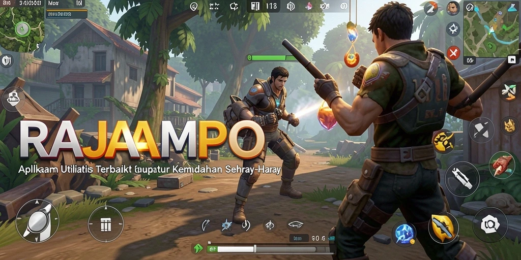 Tampilan antarmuka aplikasi RAJAMPO yang intuitif dan mudah digunakan.