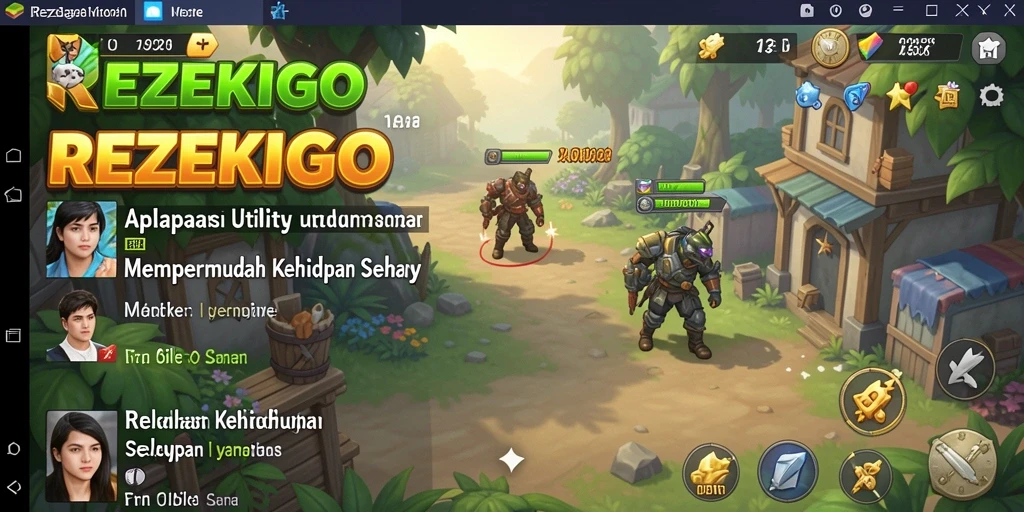 Screenshot REZEKIGO menunjukkan antarmuka pengguna yang sederhana dan fungsional.