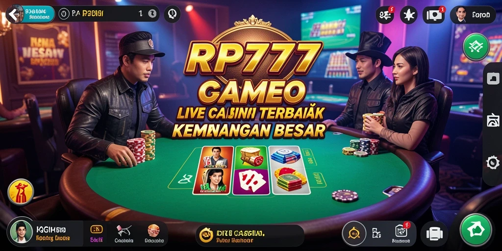 Gameplay Live Casino yang mendebarkan dengan dealer langsung.