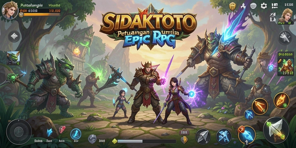 Gameplay RPG yang seru dan mendebarkan dalam SIDAKTOTO.