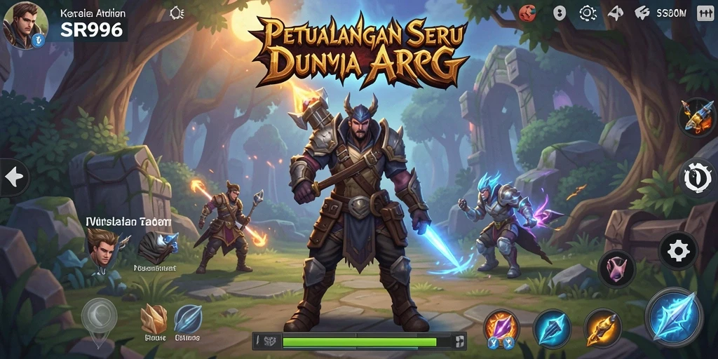 Screenshot utama <strong>SR996</strong> menampilkan aksi seru dalam gameplay ARPG.