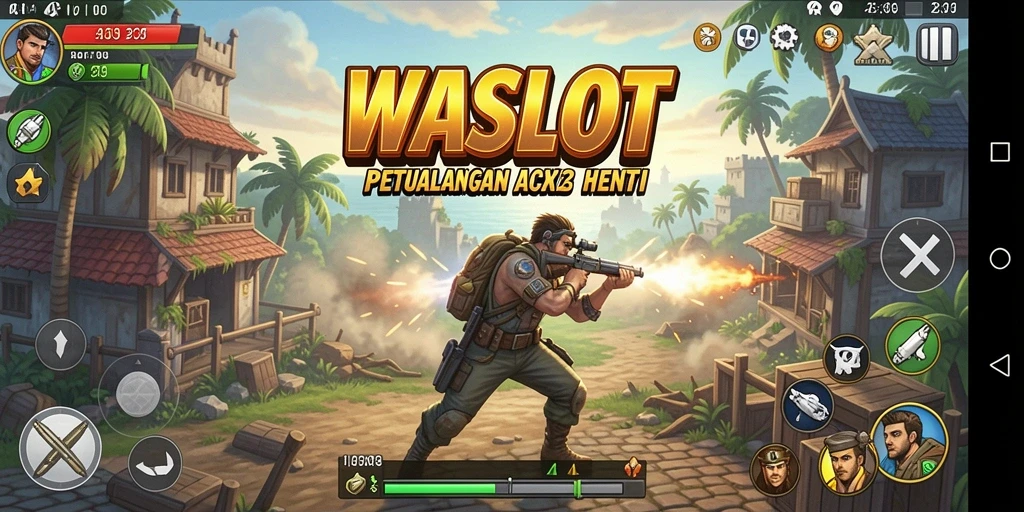 Screenshot dari gameplay WASLOT yang menunjukkan aksi intens dan grafis yang memukau.