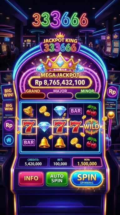 Screenshot aplikasi dengan informasi terbaru dari 333666.